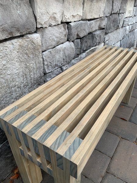 Outdoor bench