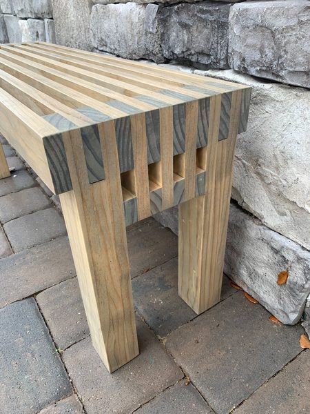Outdoor bench