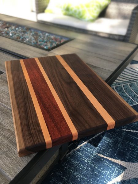 Striped board